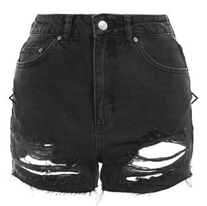 🆕TopShop Moto Mom Authentic High Waisted Shorts